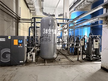 VPSA真空變壓吸附制氧機工藝流程